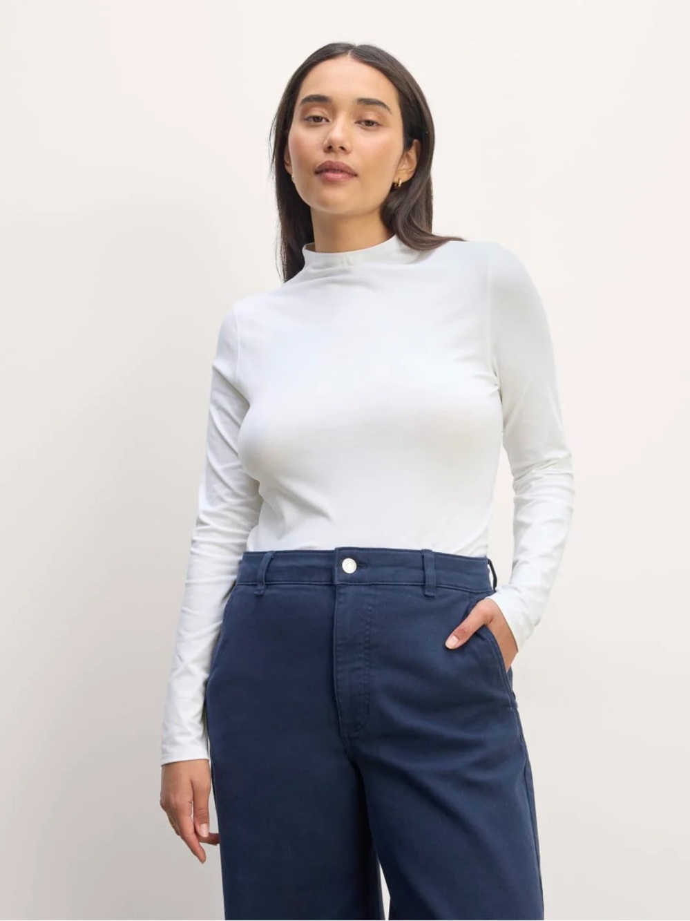 Everlane‎ The Form Funnel Neck Tee Size: XXL, NWOT